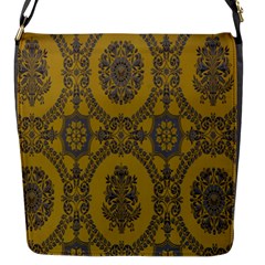 Tapestry Flap Closure Messenger Bag (s) by nateshop