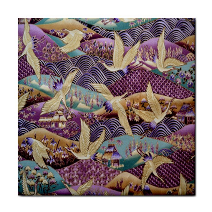 Textile Fabric Pattern Tile Coaster