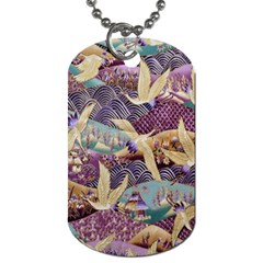 Textile Fabric Pattern Dog Tag (one Side) by nateshop