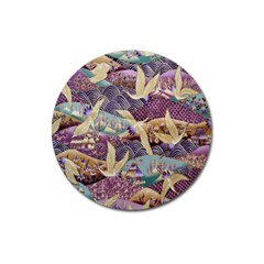 Textile Fabric Pattern Magnet 3  (round) by nateshop