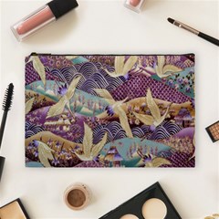 Textile Fabric Pattern Cosmetic Bag (large) by nateshop