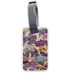 Textile Fabric Pattern Luggage Tag (one Side) by nateshop