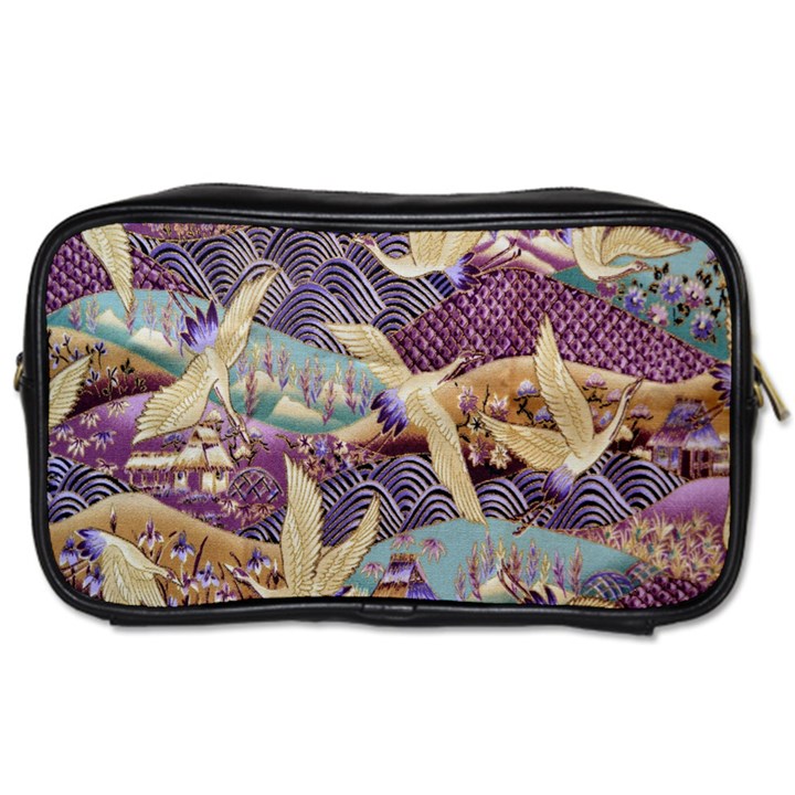 Textile Fabric Pattern Toiletries Bag (One Side)