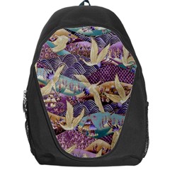 Textile Fabric Pattern Backpack Bag by nateshop