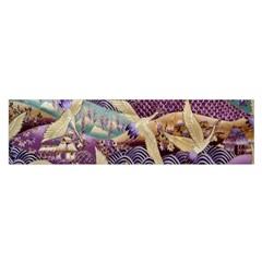 Textile Fabric Pattern Oblong Satin Scarf (16  X 60 ) by nateshop