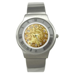 Texture Stainless Steel Watch by nateshop