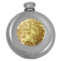 Texture Round Hip Flask (5 Oz) by nateshop