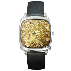 Texture Square Metal Watch by nateshop