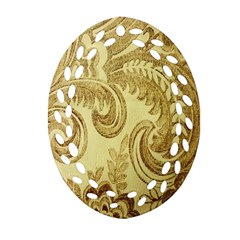 Texture Oval Filigree Ornament (two Sides) by nateshop