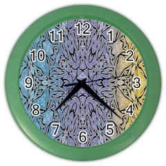 Tile Color Wall Clock by nateshop