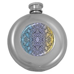 Tile Round Hip Flask (5 Oz) by nateshop