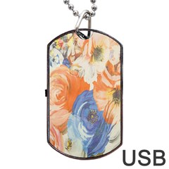 Tissue Dog Tag Usb Flash (two Sides) by nateshop