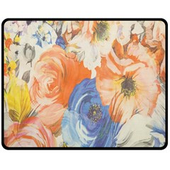 Tissue Double Sided Fleece Blanket (medium)  by nateshop