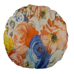 Tissue Large 18  Premium Round Cushions