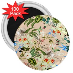 Tropical Fabric Textile 3  Magnets (100 Pack) by nateshop