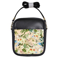 Tropical Fabric Textile Girls Sling Bag by nateshop