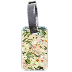 Tropical Fabric Textile Luggage Tag (two Sides) by nateshop