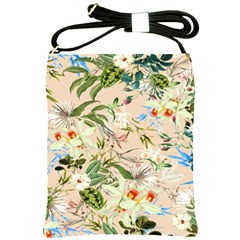 Tropical Fabric Textile Shoulder Sling Bag by nateshop