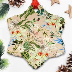 Tropical Fabric Textile Ornament (snowflake) by nateshop