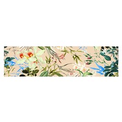 Tropical Fabric Textile Oblong Satin Scarf (16  X 60 ) by nateshop