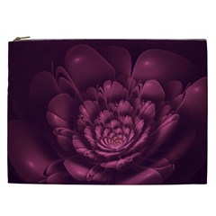 Fractal Blossom Flower Bloom Cosmetic Bag (xxl) by Wegoenart