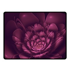 Fractal Blossom Flower Bloom Fleece Blanket (small) by Wegoenart