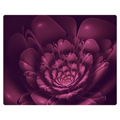 Fractal Blossom Flower Bloom Double Sided Flano Blanket (medium)  by Wegoenart