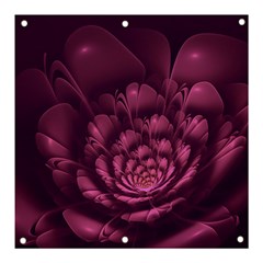 Fractal Blossom Flower Bloom Banner And Sign 3  X 3 