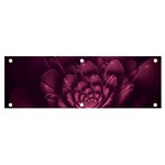 Fractal Blossom Flower Bloom Banner and Sign 6  x 2  Front