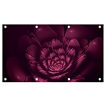 Fractal Blossom Flower Bloom Banner and Sign 7  x 4  Front