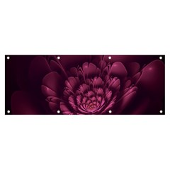 Fractal Blossom Flower Bloom Banner And Sign 8  X 3  by Wegoenart