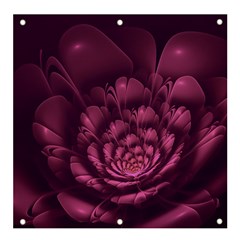 Fractal Blossom Flower Bloom Banner And Sign 4  X 4 