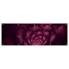 Fractal Blossom Flower Bloom Banner And Sign 12  X 4 