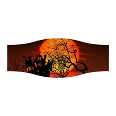 Night Full Moon Gespenstig Stretchable Headband by Wegoenart