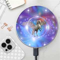 Unicorn Abstract Wave Line Wireless Charger by Wegoenart