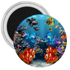 Aquarium Fish Tank Sea Life 3  Magnets by Wegoenart