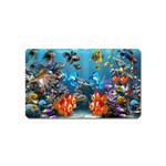 Aquarium Fish Tank Sea Life Magnet (Name Card) Front