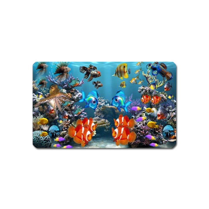 Aquarium Fish Tank Sea Life Magnet (Name Card)