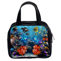 Aquarium Fish Tank Sea Life Classic Handbag (two Sides) by Wegoenart