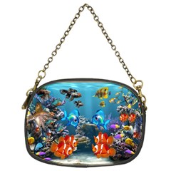 Aquarium Fish Tank Sea Life Chain Purse (two Sides) by Wegoenart