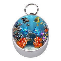 Aquarium Fish Tank Sea Life Mini Silver Compasses by Wegoenart