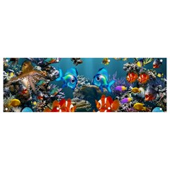 Aquarium Fish Tank Sea Life Banner And Sign 9  X 3 