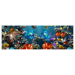 Aquarium Fish Tank Sea Life Banner And Sign 12  X 4 