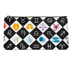 Zodiac Astrology Horoscope Pattern Pencil Case by Wegoenart