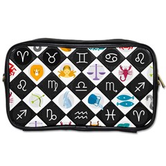 Zodiac Astrology Horoscope Pattern Toiletries Bag (two Sides) by Wegoenart