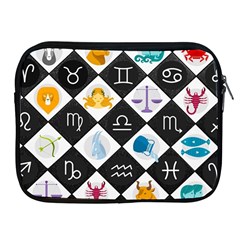 Zodiac Astrology Horoscope Pattern Apple Ipad 2/3/4 Zipper Cases by Wegoenart