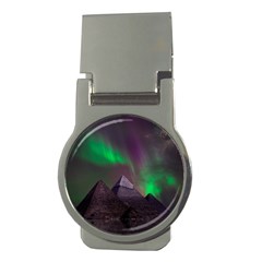 Fantasy Pyramid Mystic Space Money Clips (round)  by Wegoenart