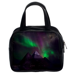 Fantasy Pyramid Mystic Space Classic Handbag (two Sides) by Wegoenart