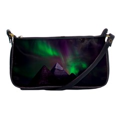 Fantasy Pyramid Mystic Space Shoulder Clutch Bag by Wegoenart