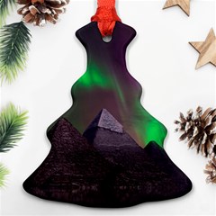 Fantasy Pyramid Mystic Space Christmas Tree Ornament (two Sides)